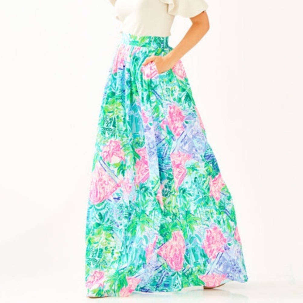 Lilly Pulitzer Bohemian Queen Maxi Skirt